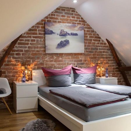 Kleine Gemuetliche Einliegerwohnung Mit Garten Und Pool 노드스템멘 외부 사진