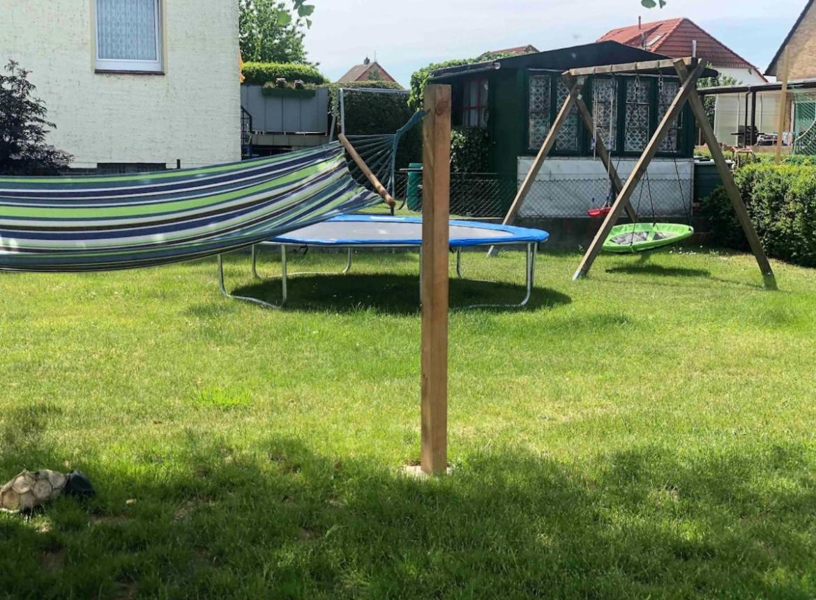 Kleine Gemuetliche Einliegerwohnung Mit Garten Und Pool 노드스템멘 외부 사진